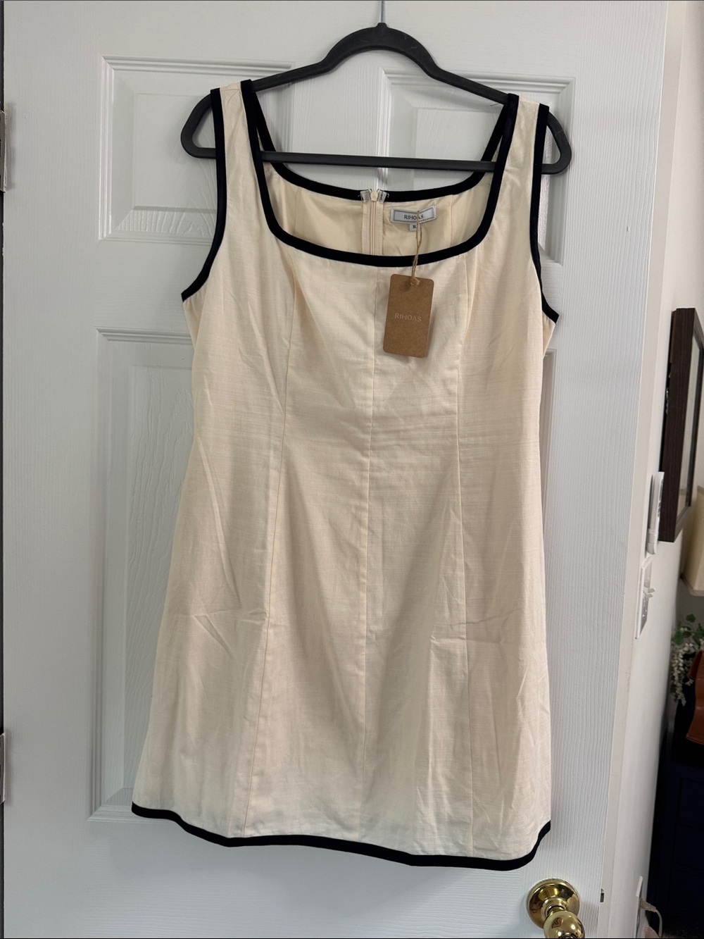 RIHOAS Cream Dress